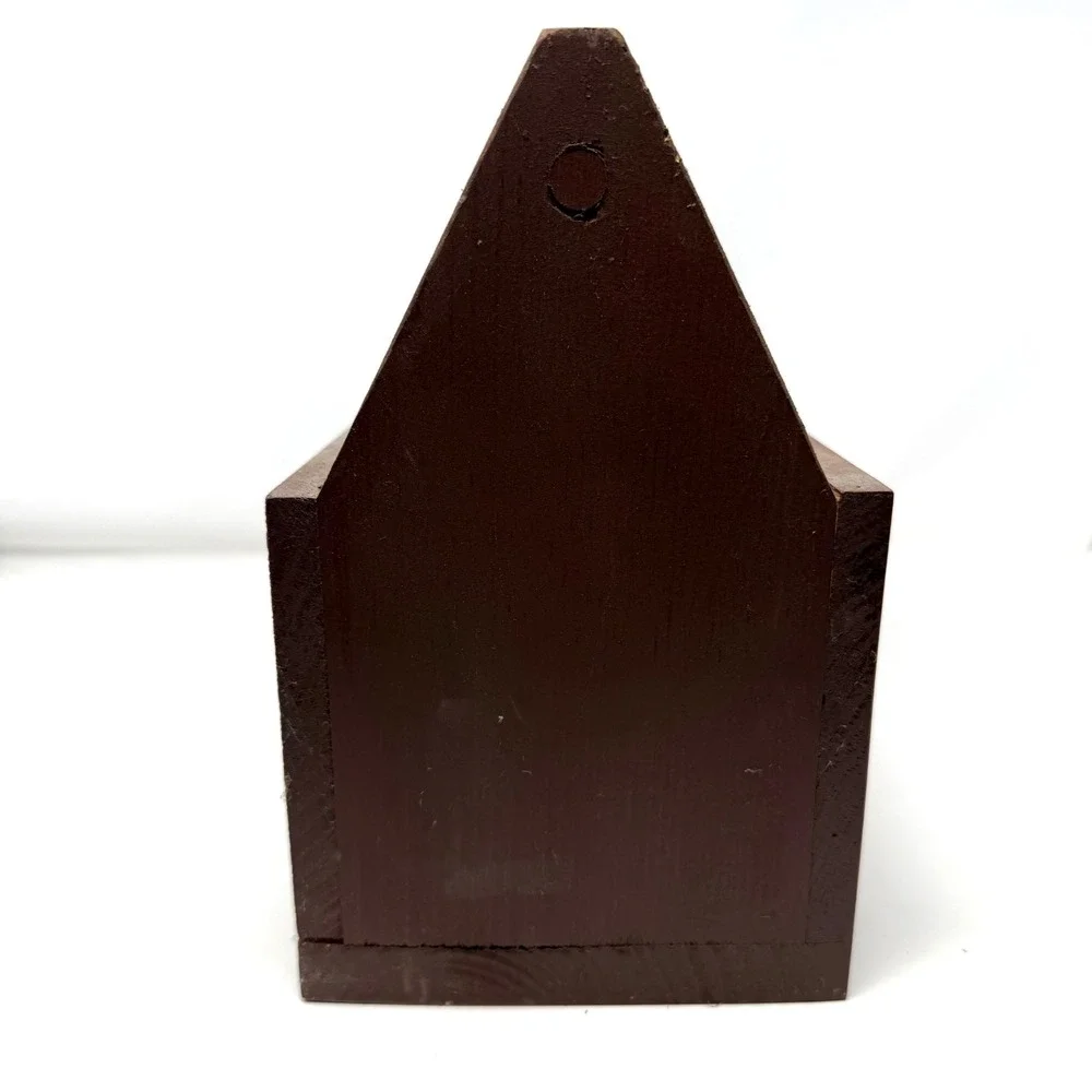 Nostalgia Wooden Box Co Vermont Choice Seeds Garden Caddy Rustic Wood Tote Brown